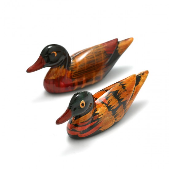 2Pcs Resin Mandarin Ducks Feng Shui Chopstick Holder Home Office Display Decoration 2Pcs Resin Mandarin Ducks Feng Shui Chopstick Holder Home Office Display Decoration