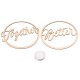 2Pcs Wedding Chair Signs Decorative Wooden Pendants Groom Bride Party Decorations 2Pcs Wedding Chair Signs Decorative Wooden Pendants Groom Bride Party Decorations