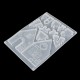 2Pcs/Set DIY Jewelry Bezel Making Crystal Silicone Resin Mould Casting Molds Kit Art Craft