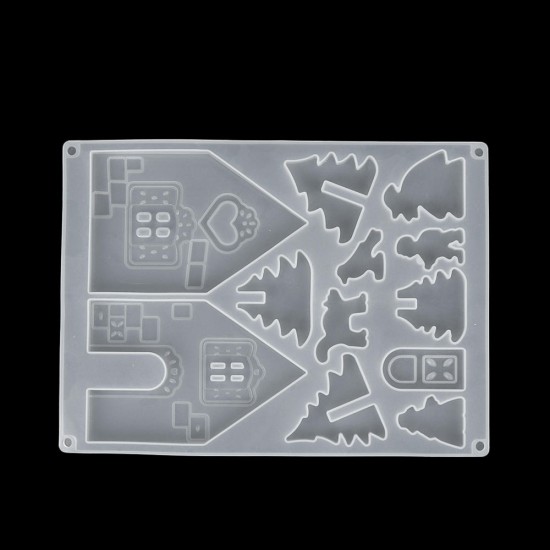 2Pcs/Set DIY Jewelry Bezel Making Crystal Silicone Resin Mould Casting Molds Kit Art Craft 2Pcs/Set DIY Jewelry Bezel Making Crystal Silicone Resin Mould Casting Molds Kit Art Craft
