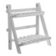 2Tier Wooden Shelves Flower Pot Plant Stand Display Indoor Outdoor Garden Patio 2Tier Wooden Shelves Flower Pot Plant Stand Display Indoor Outdoor Garden Patio