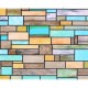 2m Brick Static Cling Cover Frosted Window Glass Film Sticker Privacy Home Decor
