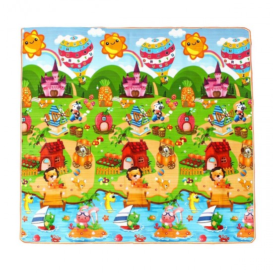 3 Size Baby Kids Floor Play Mat Rug Picnic Cushion Crawling Mat Pad Waterproof 3 Size Baby Kids Floor Play Mat Rug Picnic Cushion Crawling Mat Pad Waterproof