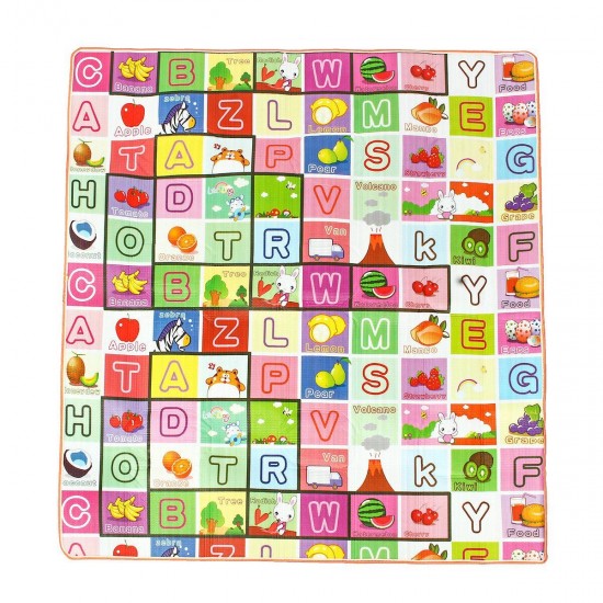 3 Size Baby Kids Floor Play Mat Rug Picnic Cushion Crawling Mat Pad Waterproof 3 Size Baby Kids Floor Play Mat Rug Picnic Cushion Crawling Mat Pad Waterproof