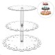 3 Tier Acrylic Cake Stand Storage Rack Dessert Display Holder Wedding Party Decorations 3 Tier Acrylic Cake Stand Storage Rack Dessert Display Holder Wedding Party Decorations