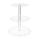 3 Tier Acrylic Cake Stand Storage Rack Dessert Display Holder Wedding Party Decorations 3 Tier Acrylic Cake Stand Storage Rack Dessert Display Holder Wedding Party Decorations