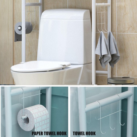 3 Tier Kitchen Storage Rack Over Toilet Bath Laundry Washing Machine Towel Shelf
