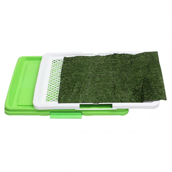 3 Tire Indoor Puppy Dog Pet Potty Training Pee Pad Mat Tray Grass Toilet With Tray 3 Tire Indoor Puppy Dog Pet Potty Training Pee Pad Mat Tray Grass Toilet With Tray