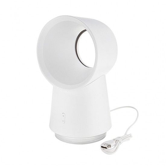 3 in 1 Mini Cooling Fan Bladeless Desktop Fan Mist Humidifier w/ LED Light 3 in 1 Mini Cooling Fan Bladeless Desktop Fan Mist Humidifier w/ LED Light