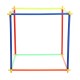 300/400/600/700pcs 4D Space Straw Puzzle Building Blocks Kids Intelligence Toy