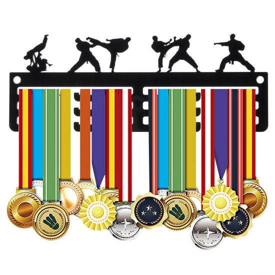 300x115x5mm 3 Tier Acrylic Medal Hanger Holder Display 300x115x5mm 3 Tier Acrylic Medal Hanger Holder Display