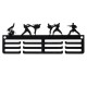 300x115x5mm 3 Tier Acrylic Medal Hanger Holder Display 300x115x5mm 3 Tier Acrylic Medal Hanger Holder Display