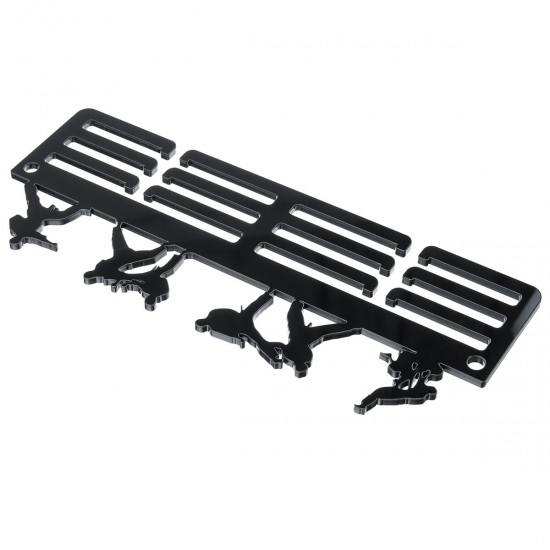 300x115x5mm 3 Tier Acrylic Medal Hanger Holder Display 300x115x5mm 3 Tier Acrylic Medal Hanger Holder Display