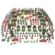 307pcs Soldiers Grenade T ank Aircraft Rocket Army Men Sand Scene Model Kids Toys