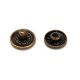 30Set 15mm Antique Brass Snap Fasteners Popper Press Stud Button Leather Tool Kit