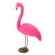 31x10.5x40cm DIY Pink Flamingo Garden Decorations Animal Model Without Wings