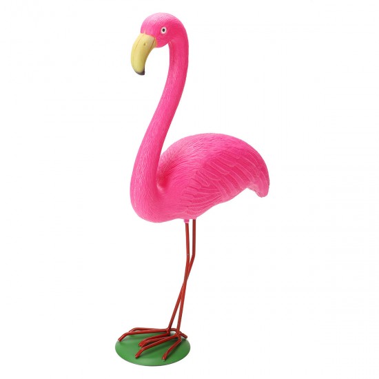 31x10.5x40cm DIY Pink Flamingo Garden Decorations Animal Model Without Wings 31x10.5x40cm DIY Pink Flamingo Garden Decorations Animal Model Without Wings