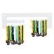 320x100x5mm 2 Tier Medal Hanger Holder Display Rack White 320x100x5mm 2 Tier Medal Hanger Holder Display Rack White