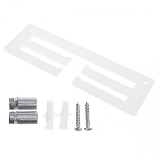 320x100x5mm 2 Tier Medal Hanger Holder Display Rack White 320x100x5mm 2 Tier Medal Hanger Holder Display Rack White