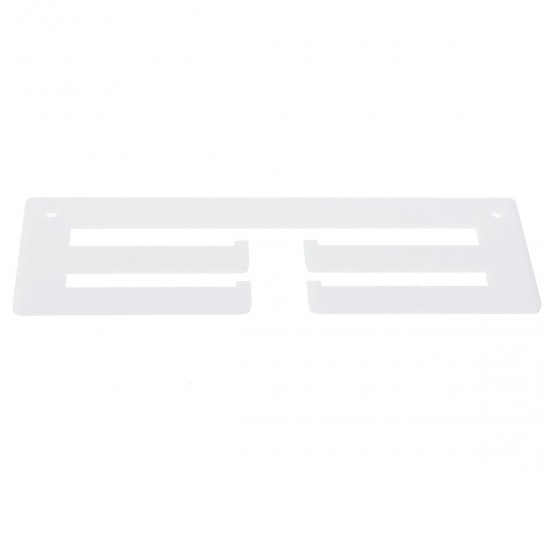 320x100x5mm 2 Tier Medal Hanger Holder Display Rack White 320x100x5mm 2 Tier Medal Hanger Holder Display Rack White
