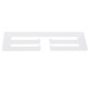 320x100x5mm 2 Tier Medal Hanger Holder Display Rack White 320x100x5mm 2 Tier Medal Hanger Holder Display Rack White