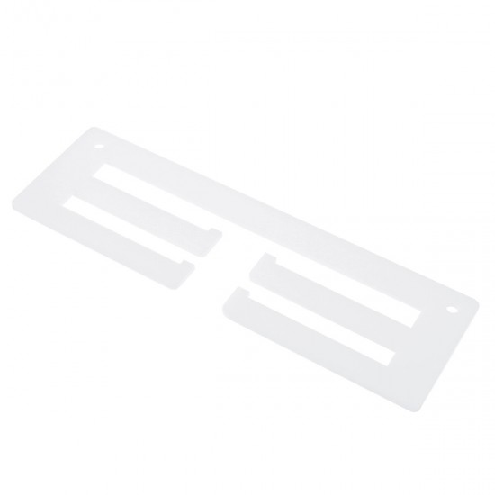 320x100x5mm 2 Tier Medal Hanger Holder Display Rack White 320x100x5mm 2 Tier Medal Hanger Holder Display Rack White