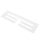 320x100x5mm 2 Tier Medal Hanger Holder Display Rack White