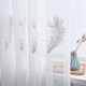 3/2/1.5/1M Embroidered Sheer Curtains for Living Room Feather Modern Design Bedroom Elegant Yarn Curtains Voile