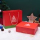 32*27.5*11cm Christmas Eve Decorations Gift Box Stereo Pattern Inside With Bag Hard Paper