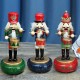 32CM Wooden Guard Nutcracker Soldier Toy Music Box Christmas Decorations Xmas Gift