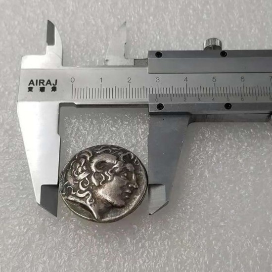 336-323 BC Silver Plated Drachm Rare Ancient Alexander III The Great Greek Coins Decorations 336-323 BC Silver Plated Drachm Rare Ancient Alexander III The Great Greek Coins Decorations