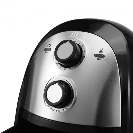 3.5L Multipurpose Oil Free Air Fryer Non-stick Temperature Timing Control 1500W 3.5L Multipurpose Oil Free Air Fryer Non-stick Temperature Timing Control 1500W