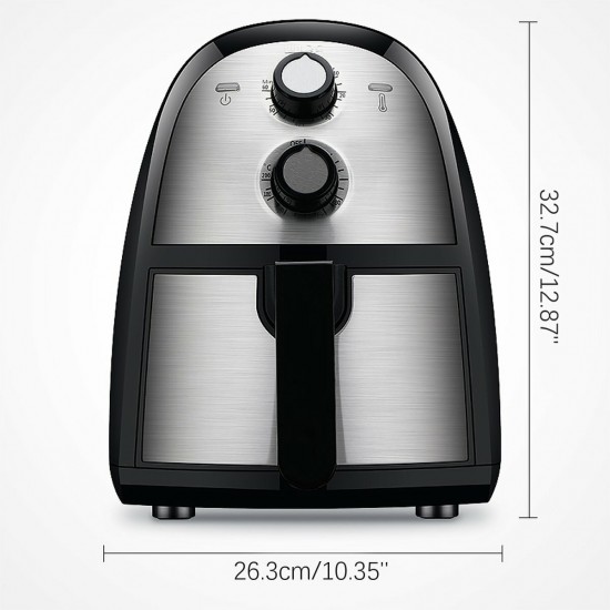 3.5L Multipurpose Oil Free Air Fryer Non-stick Temperature Timing Control 1500W 3.5L Multipurpose Oil Free Air Fryer Non-stick Temperature Timing Control 1500W