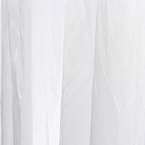 3*6M White Wedding Party Backdrop Curtain Drapes Background Decorations Studio Draping