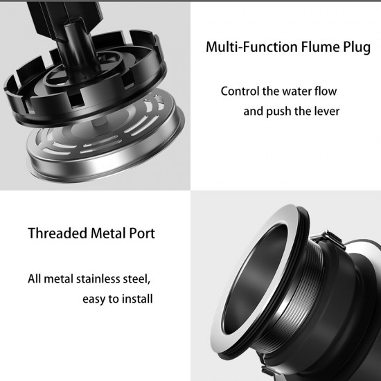 3700 r/min Kitchen Garbage Disposal High-tech Trash Food Processor Grinding Miller Machine 3700 r/min Kitchen Garbage Disposal High-tech Trash Food Processor Grinding Miller Machine