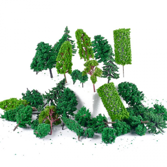 37Pcs/Lot Micro Model Green Trees Mixed Landscape Garden Scenery Sandwork Decorations 37Pcs/Lot Micro Model Green Trees Mixed Landscape Garden Scenery Sandwork Decorations