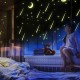 3D Kids Bedroom Fluorescent Glow In The Dark Stars Moon Wall Stickers Plastic