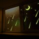 3D Kids Bedroom Fluorescent Glow In The Dark Stars Moon Wall Stickers Plastic