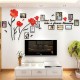 3D Acrylic Family Photo Picture Frame Wall Sticker Art Background Home Decor 3D Acrylic Family Photo Picture Frame Wall Sticker Art Background Home Decor