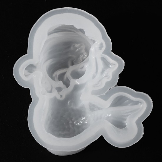 3D Angel Mermaid Silicone Mold Fondant Mold Plaster Soap Mould Decor Tool