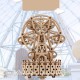 3D Antique Self-Assembly Rotating Wooden Music Ferris Wheel Gear Box Laser Cut Parts Puzzle Building Kits Mechanical Model DIY Gift Decorations
