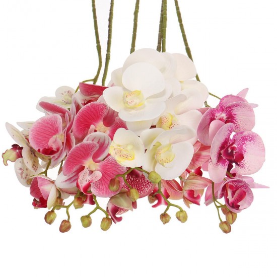 3D Artificial Butterfly Orchid Flower Home Wedding Party Car DIY Home Decorations