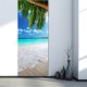 3D Beach Door Sticker Fridge Decals Mural Home Wall Decorations