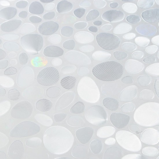 3D Cobblestones Static Decorative Window Film Privacy Non-Adhesive 45x200cm 3D Cobblestones Static Decorative Window Film Privacy Non-Adhesive 45x200cm