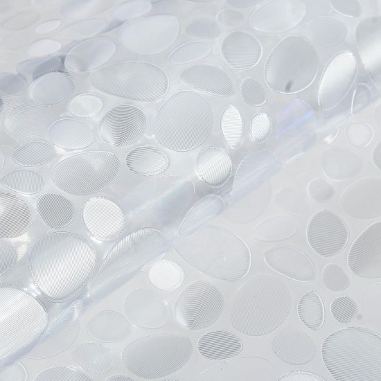 3D Cobblestones Static Decorative Window Film Privacy Non-Adhesive 45x200cm 3D Cobblestones Static Decorative Window Film Privacy Non-Adhesive 45x200cm