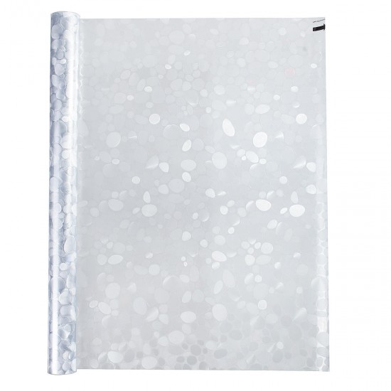3D Cobblestones Static Decorative Window Film Privacy Non-Adhesive 45x200cm 3D Cobblestones Static Decorative Window Film Privacy Non-Adhesive 45x200cm