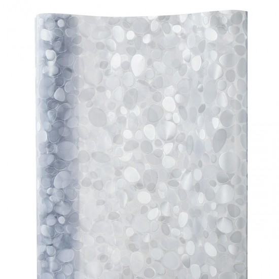 3D Cobblestones Static Decorative Window Film Privacy Non-Adhesive 45x200cm 3D Cobblestones Static Decorative Window Film Privacy Non-Adhesive 45x200cm