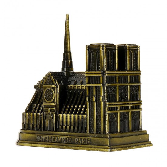 3D DIY Metal Puzzle Notre Dame de Paris Build Model Home Desktop Landscape Decorations Crafts