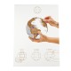 3D DIY Scratch Globe Stereo Assembly Scratch Globe Tellurion Set World Map Travel Geography Teaching Apparatus 3D DIY Scratch Globe Stereo Assembly Scratch Globe Tellurion Set World Map Travel Geography Teaching Apparatus