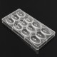 3D Easter Smooth Egg Shaped Clear Plastic Cake Candy Chocolate Mould 3D Easter Smooth Egg Shaped Clear Plastic Cake Candy Chocolate Mould